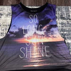 So Long Sunshine tank top!
